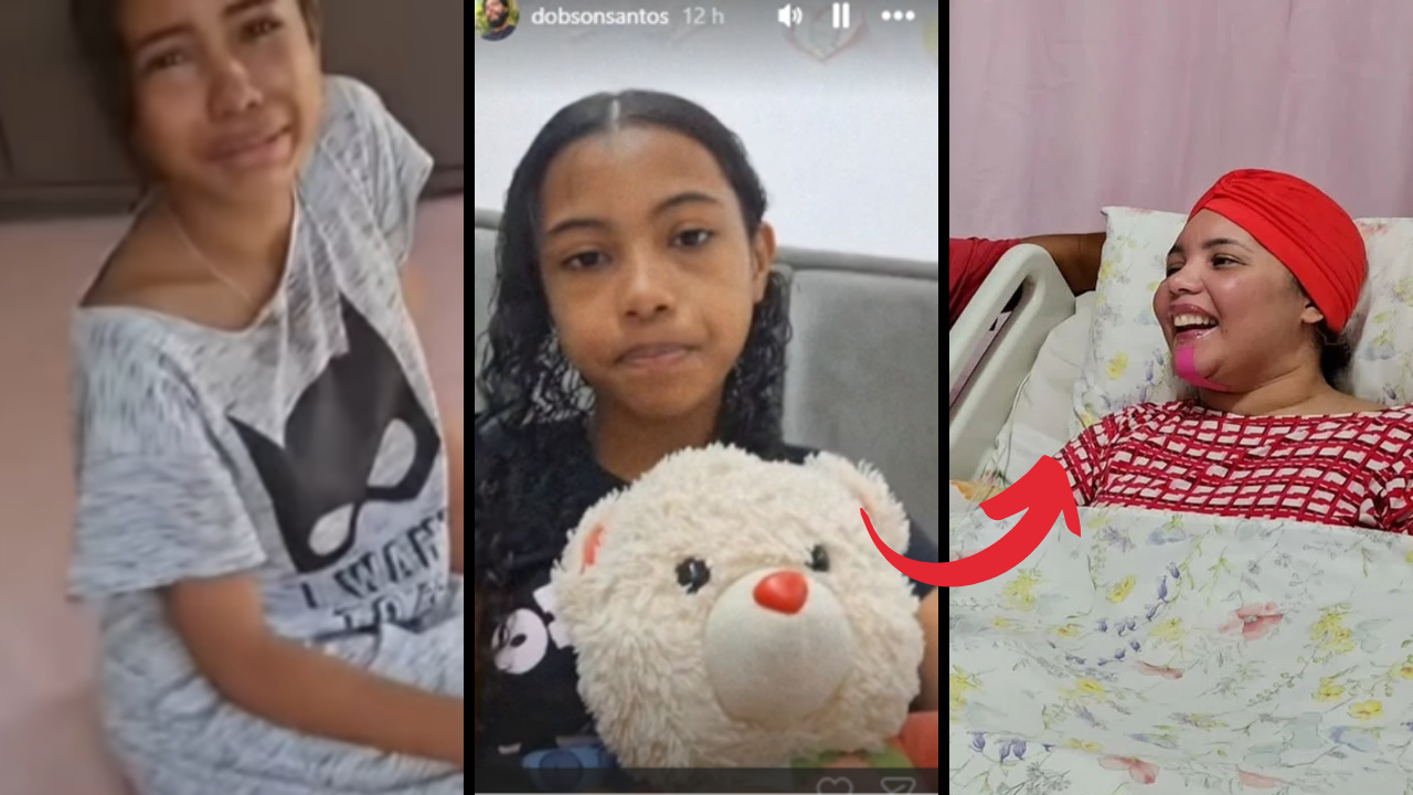 Filha de Amanda Wanessa protesta contra transferência da mãe